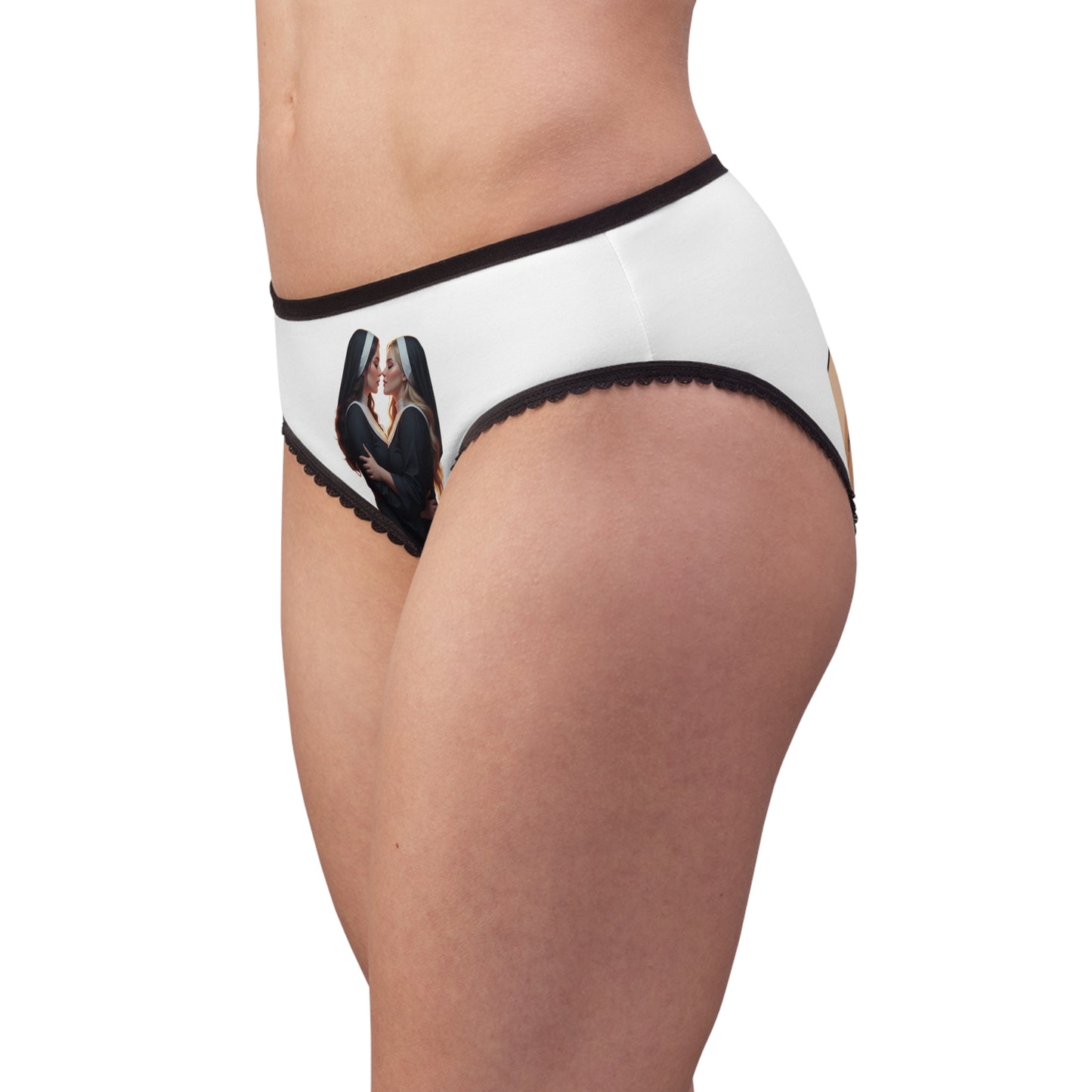 "Mitchy" Fun and Fierce Women's Briefs – Playful All-Over Print