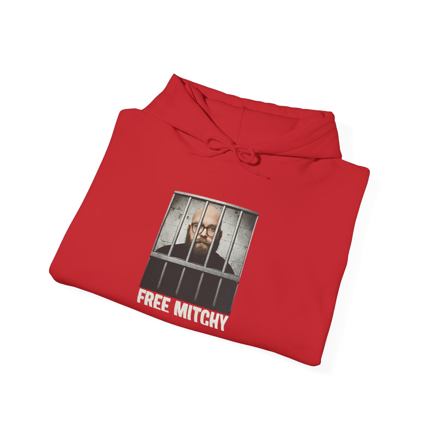 'Free Mitchy' | Portrait Behind Bars hoodie