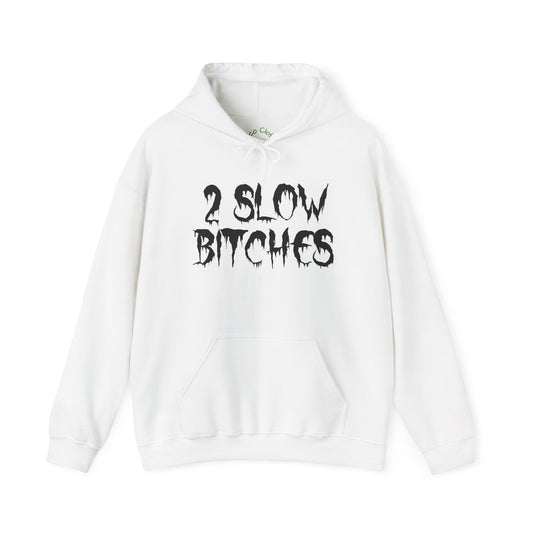 '2 SLOW Bitches / Open Na Noor'—Graphic Hoodie