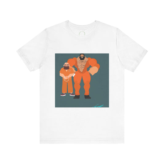 'Free Mitchy' illustration T-Shirt | Brothers design | Artist GumGum
