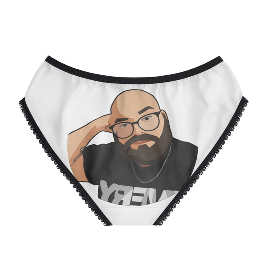 "Mitchy" Fun and Fierce Women's Briefs – Playful All-Over Print