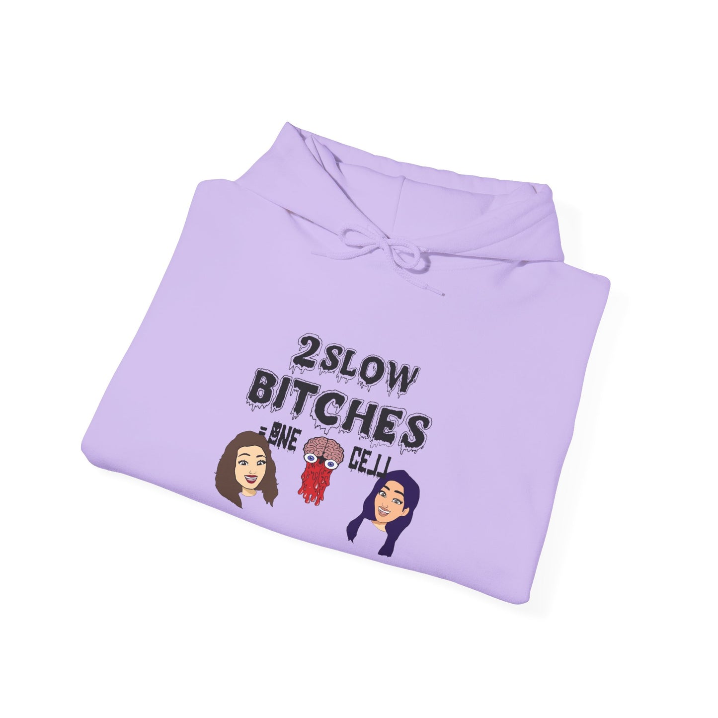 '2 Slow Bitches' | Funny Pop Culture Portraits with Gothic Back Text