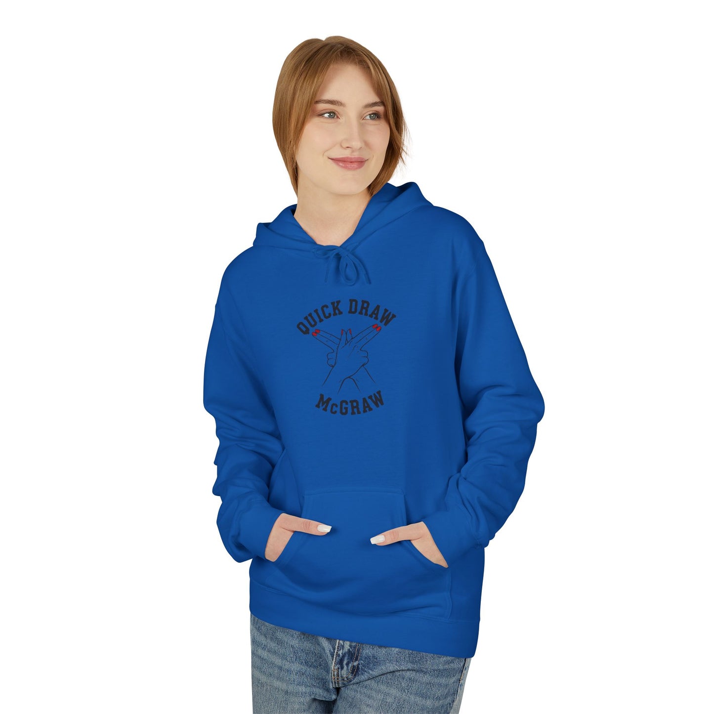 Hoodie - Quick Draw McGraw PS Inspired Design Softstyle Fleece