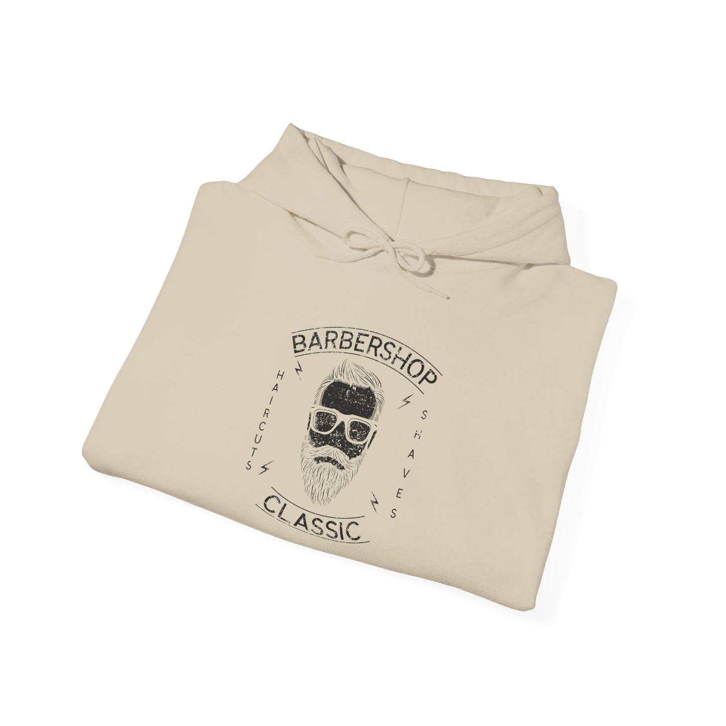Barbershop Classic Hoodie | Vintage Barber Logo Sweatshirt