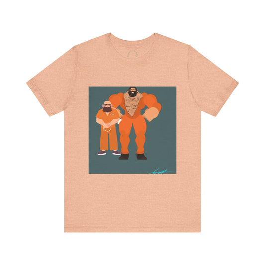'Free Mitchy' illustration T-Shirt | Brothers design | Artist GumGum
