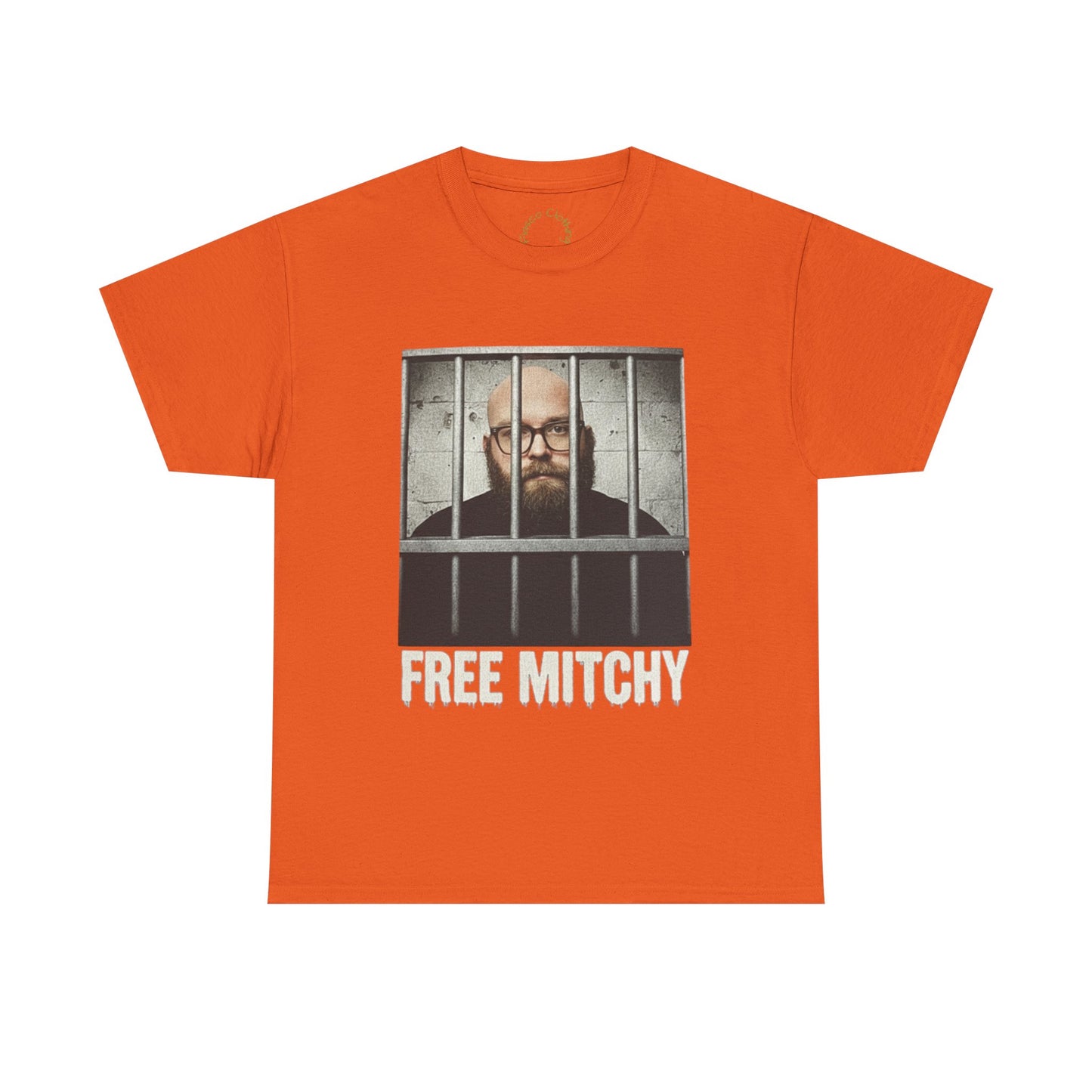 'Free Mitchy' Unisex Heavy Cotton Tee - Statement Shirt for Activism & Awareness