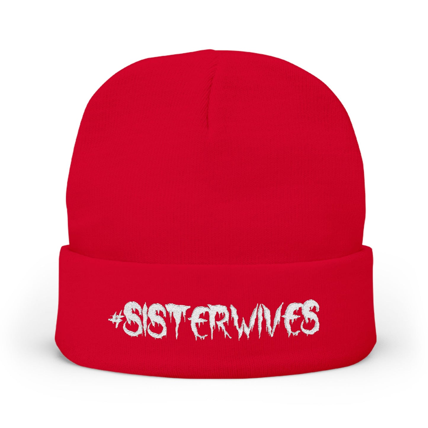 #SISTERWIVES Embroidered Knit Beanie
