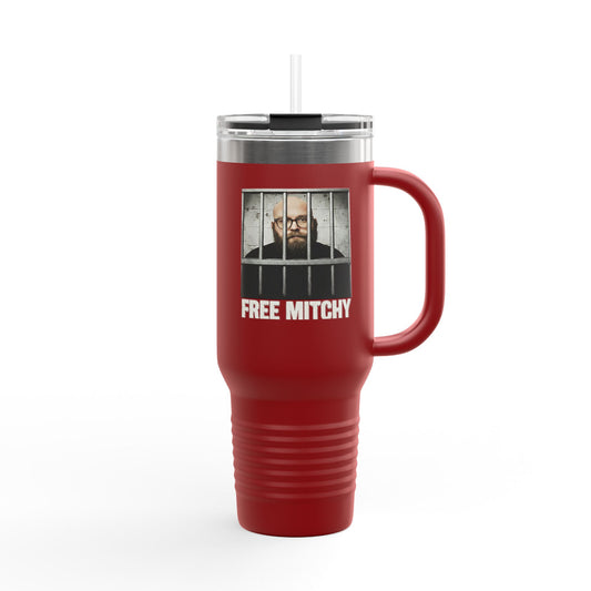 'Free Mitchy' | Insulated Travel Mug, 40oz