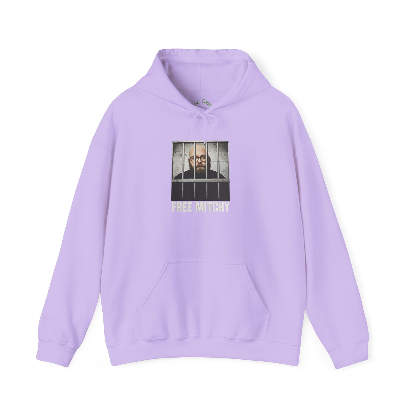 'Free Mitchy' | Portrait Behind Bars hoodie | 'Free Mitchy' prison mugshot design