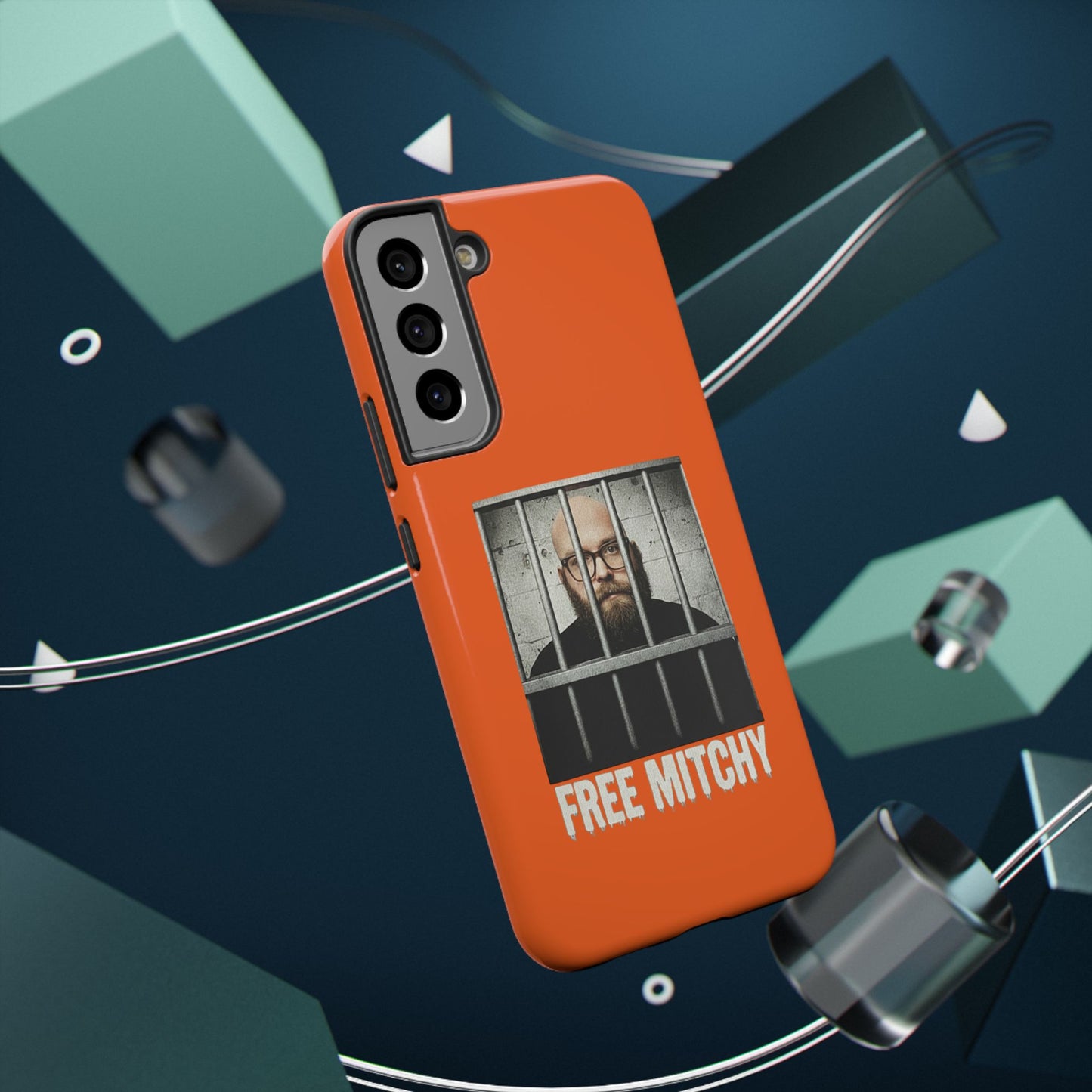 "Free Mitchy" Impact-Resistant Phone Case