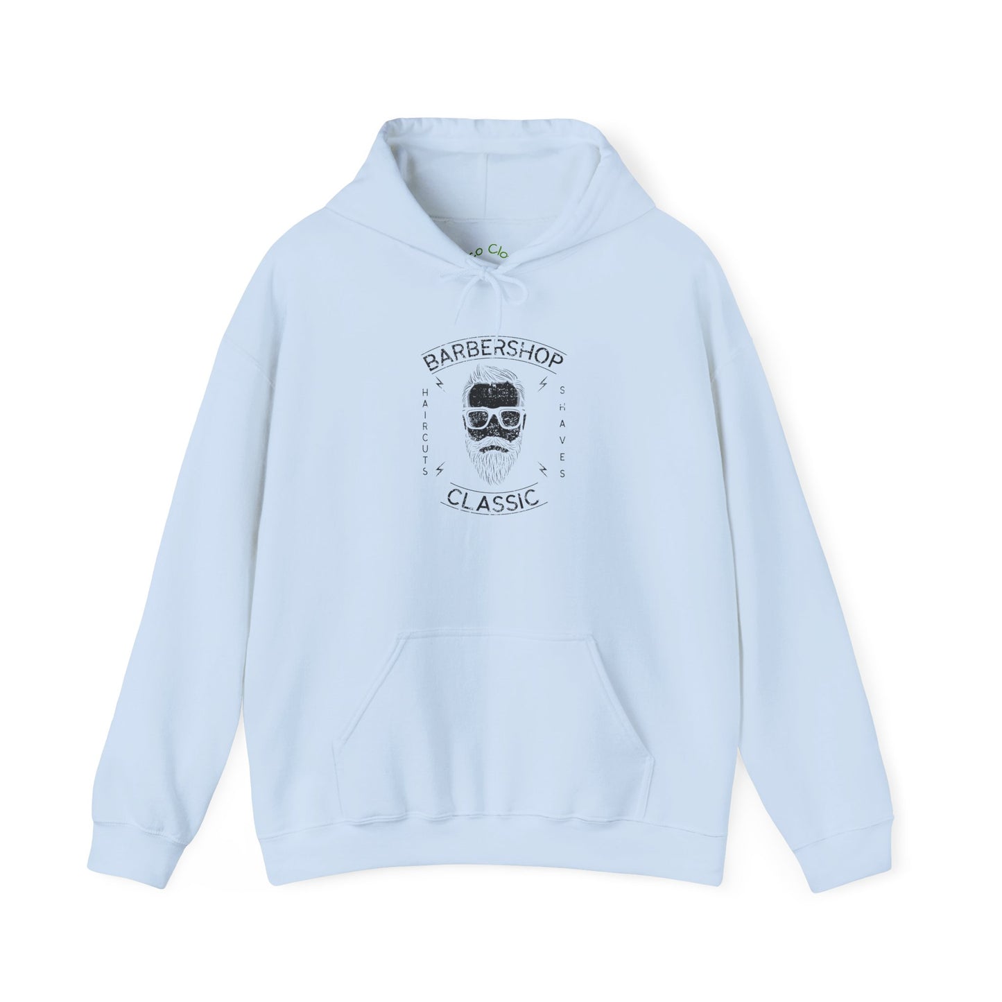 Barbershop Classic Hoodie | Vintage Barber Logo Sweatshirt