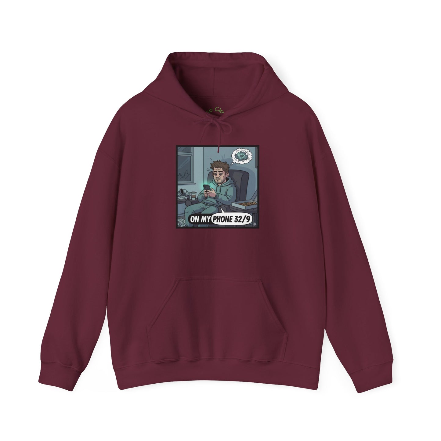 Hoodie — 'On My Phone 24/7' Gamer Cozy Graphic Pullover