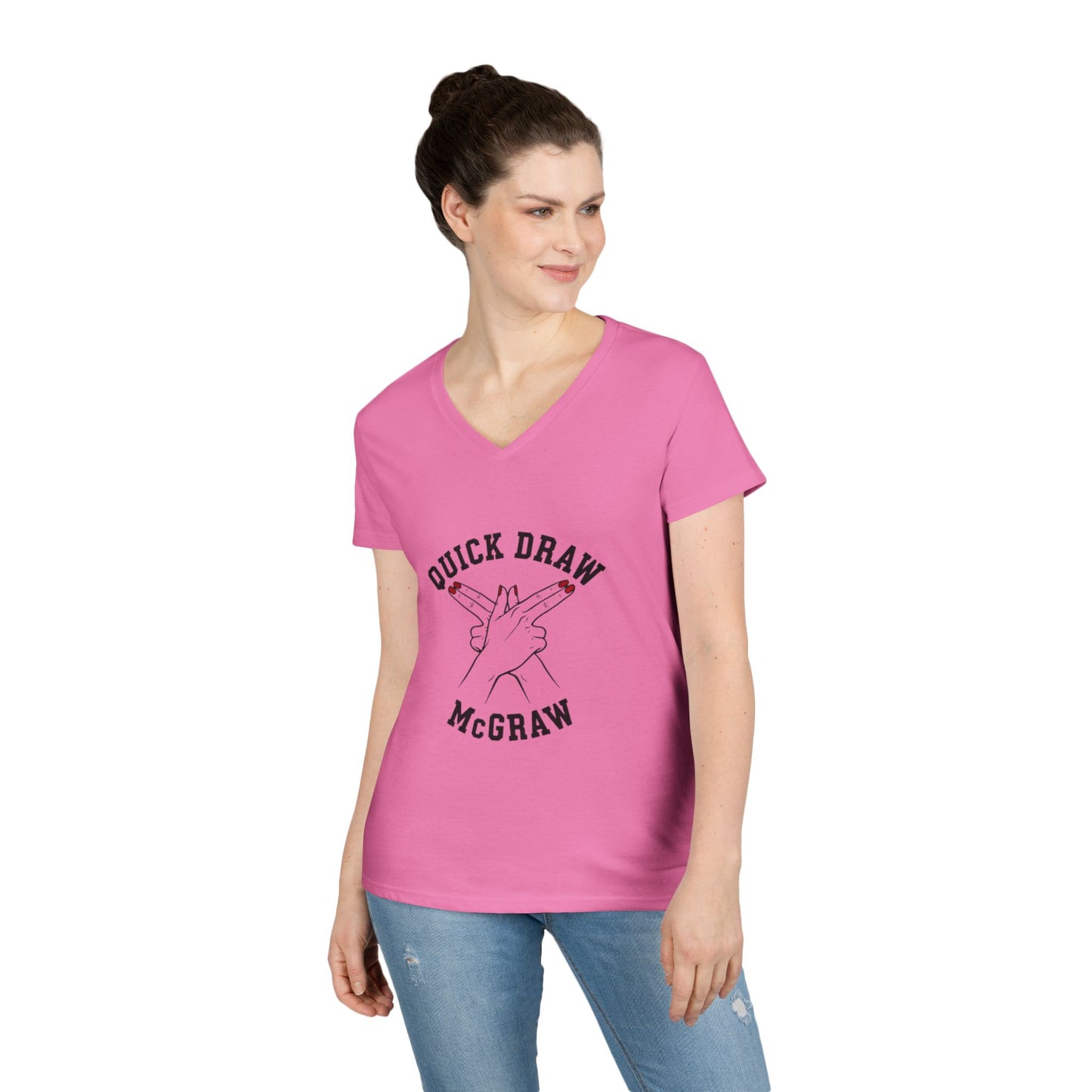 V-Neck T-Shirt Quick Draw McGraw PS Inspired