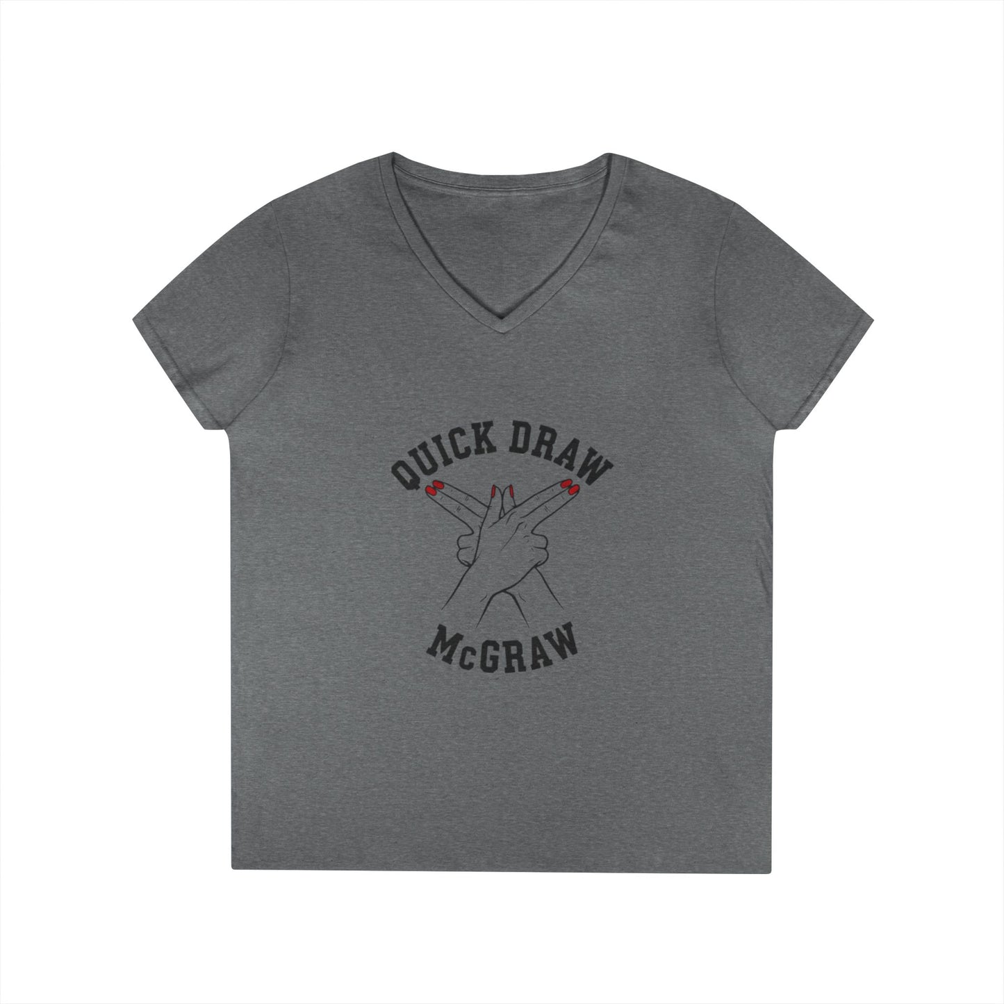 V-Neck T-Shirt Quick Draw McGraw PS Inspired
