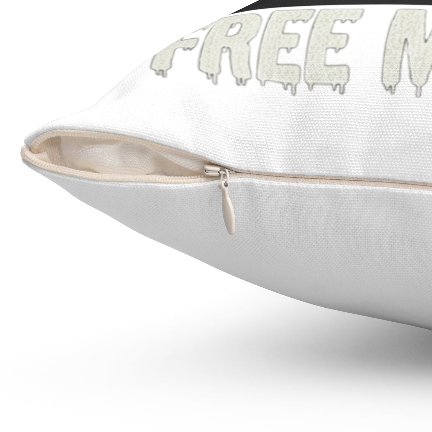 "Free Mitchy" Character Square Pillow