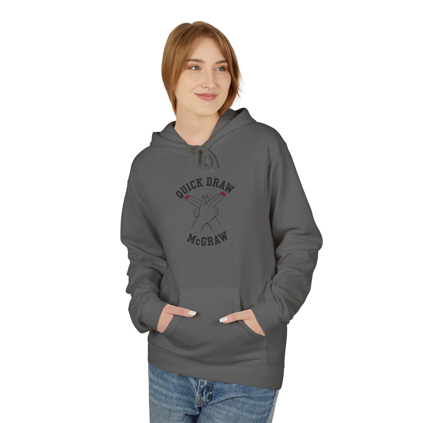 Hoodie - Quick Draw McGraw PS Inspired Design Softstyle Fleece