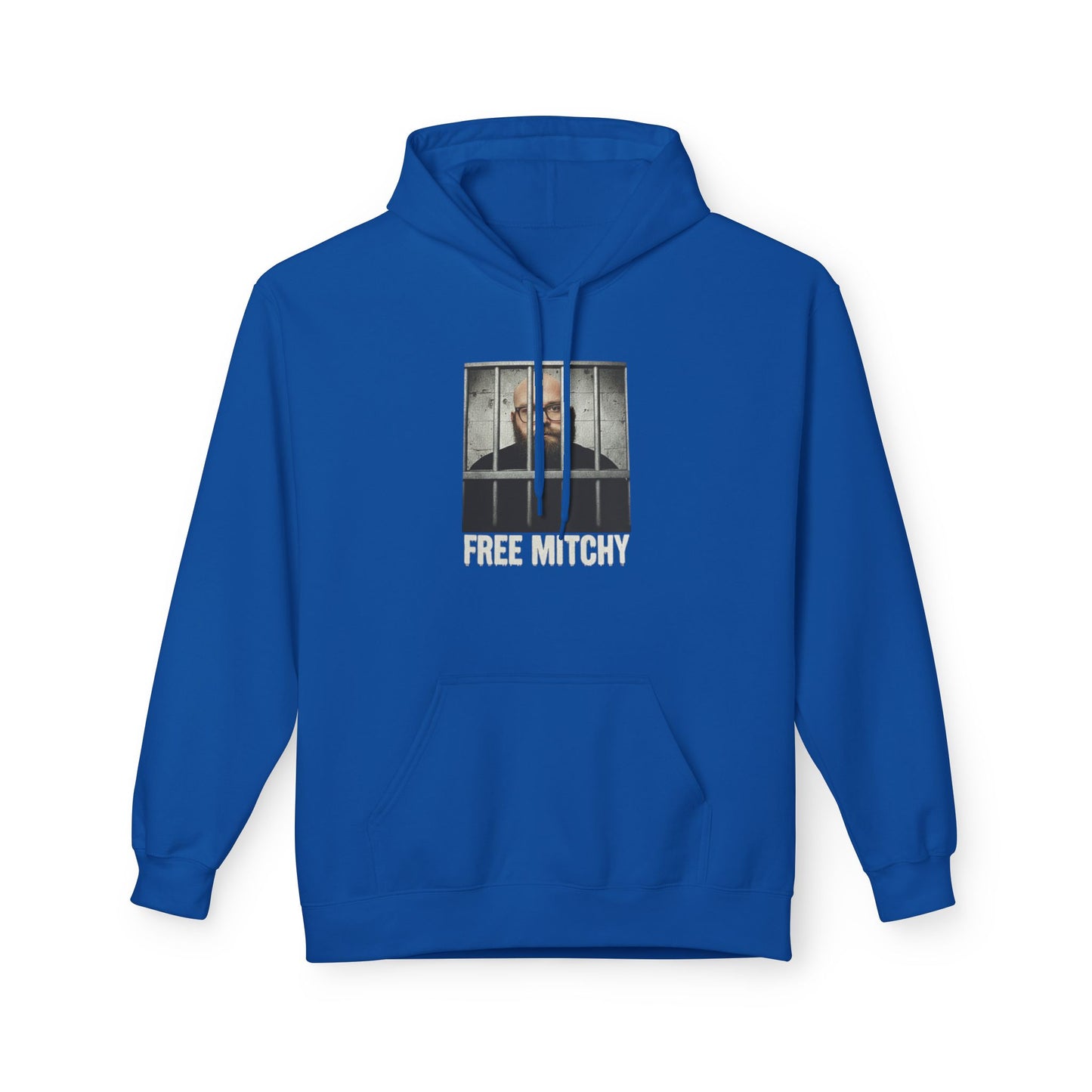 'Free Mitchy' Jail Portrait Graphic Pullover