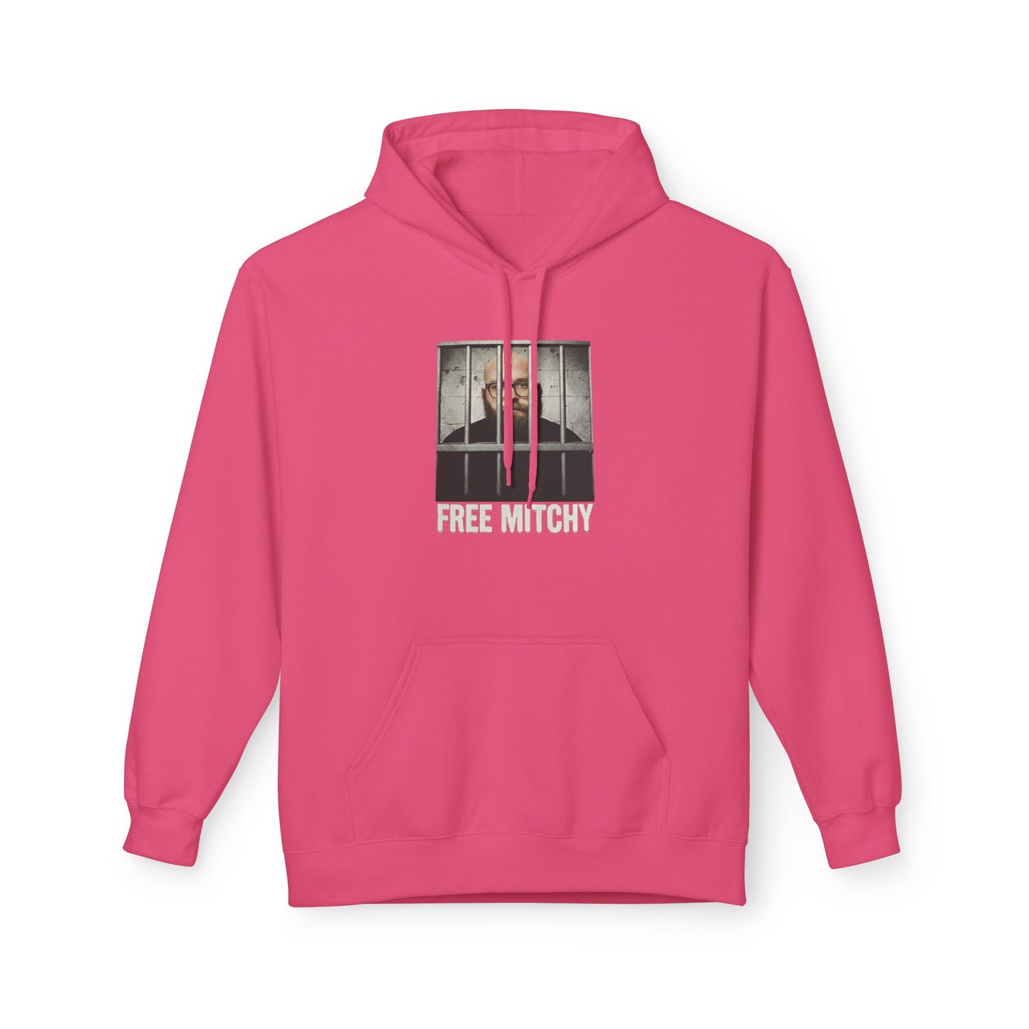 'Free Mitchy' Jail Portrait Graphic Pullover
