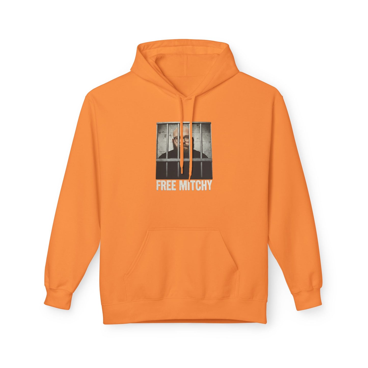 'Free Mitchy' Jail Portrait Graphic Pullover