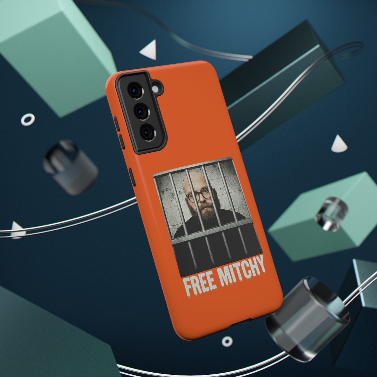 "Free Mitchy" Impact-Resistant Phone Case