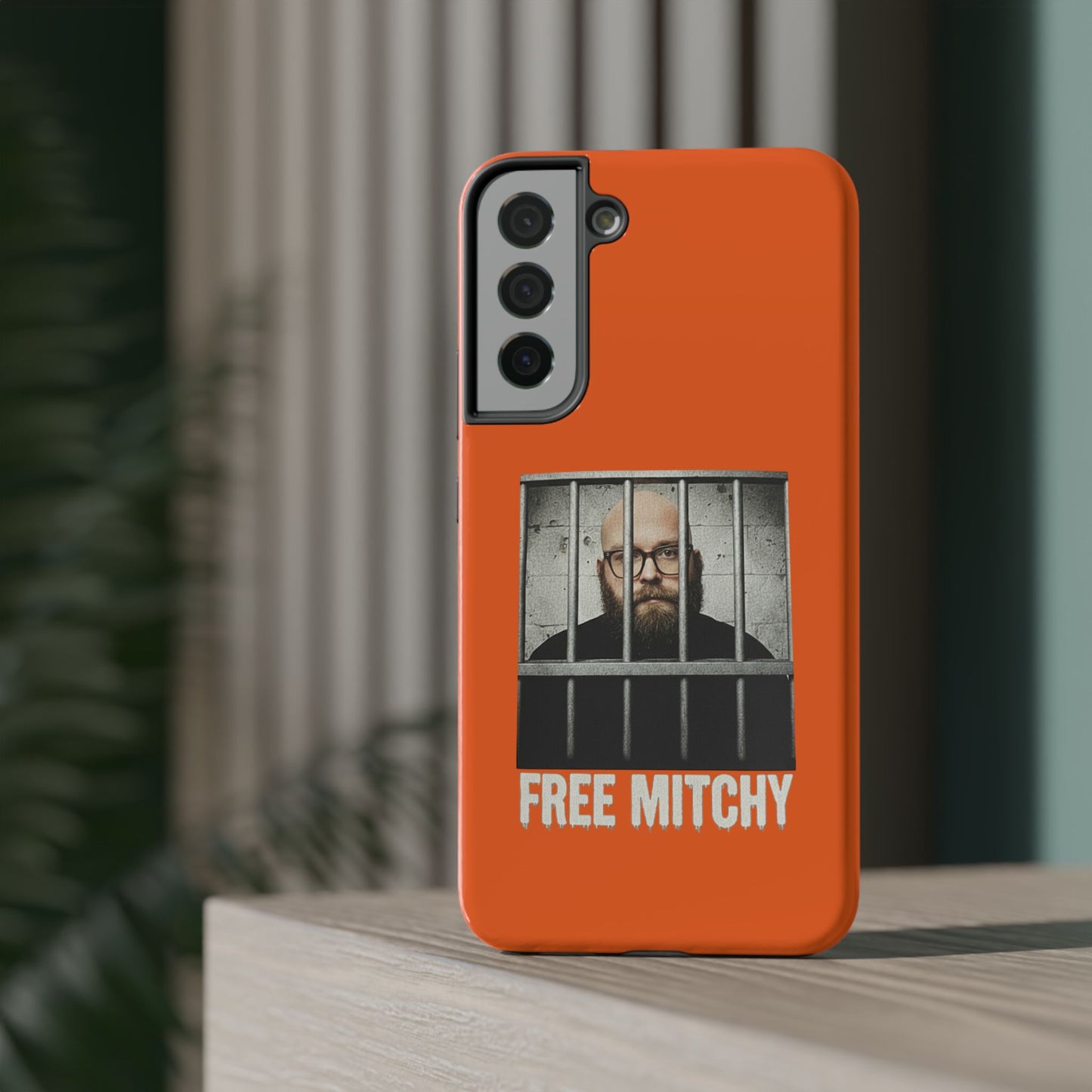 "Free Mitchy" Impact-Resistant Phone Case