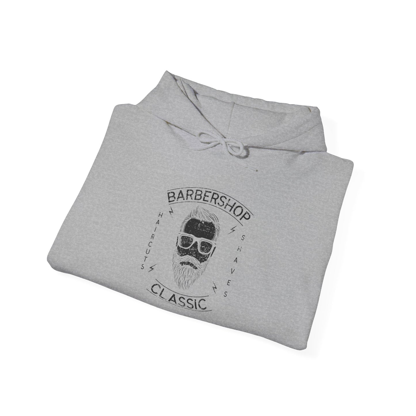 Barbershop Classic Hoodie | Vintage Barber Logo Sweatshirt