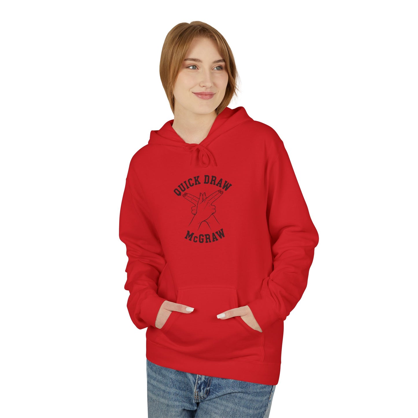 Hoodie - Quick Draw McGraw PS Inspired Design Softstyle Fleece