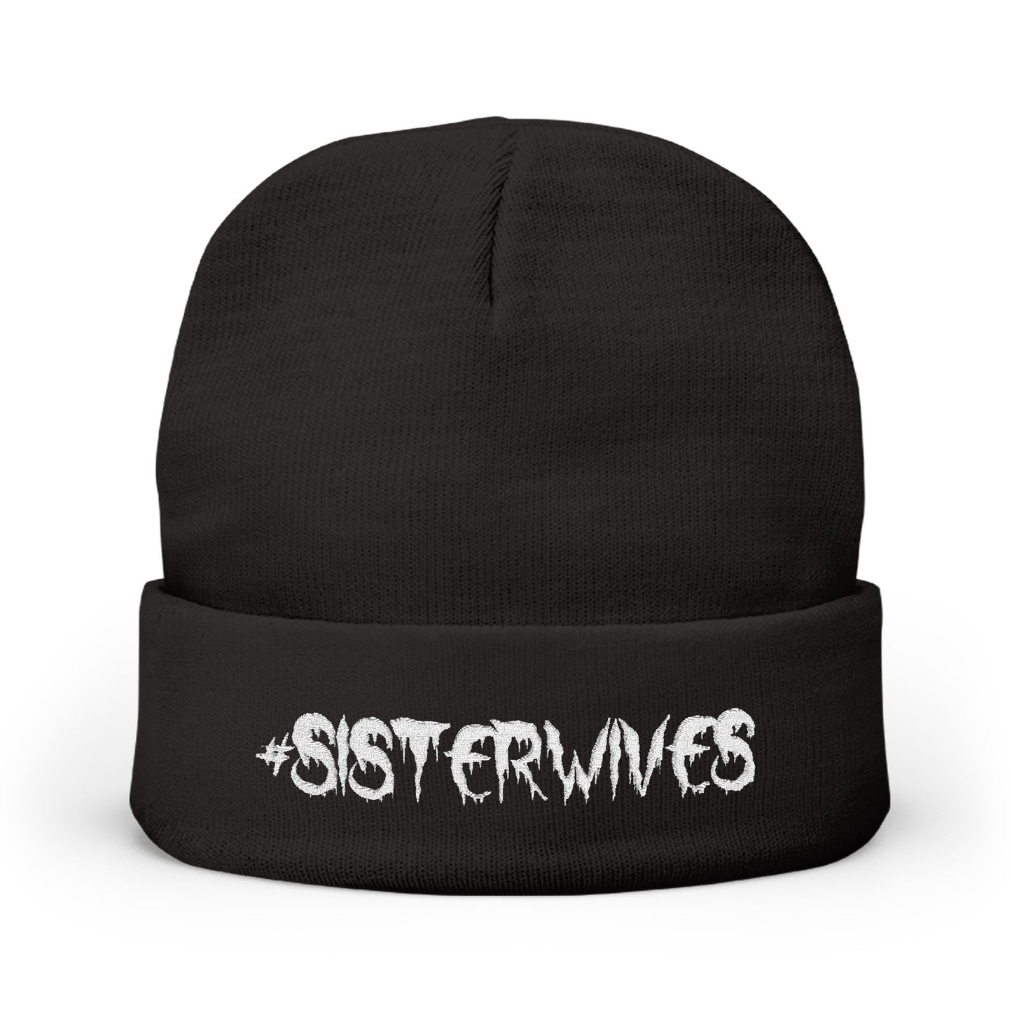 #SISTERWIVES Embroidered Knit Beanie