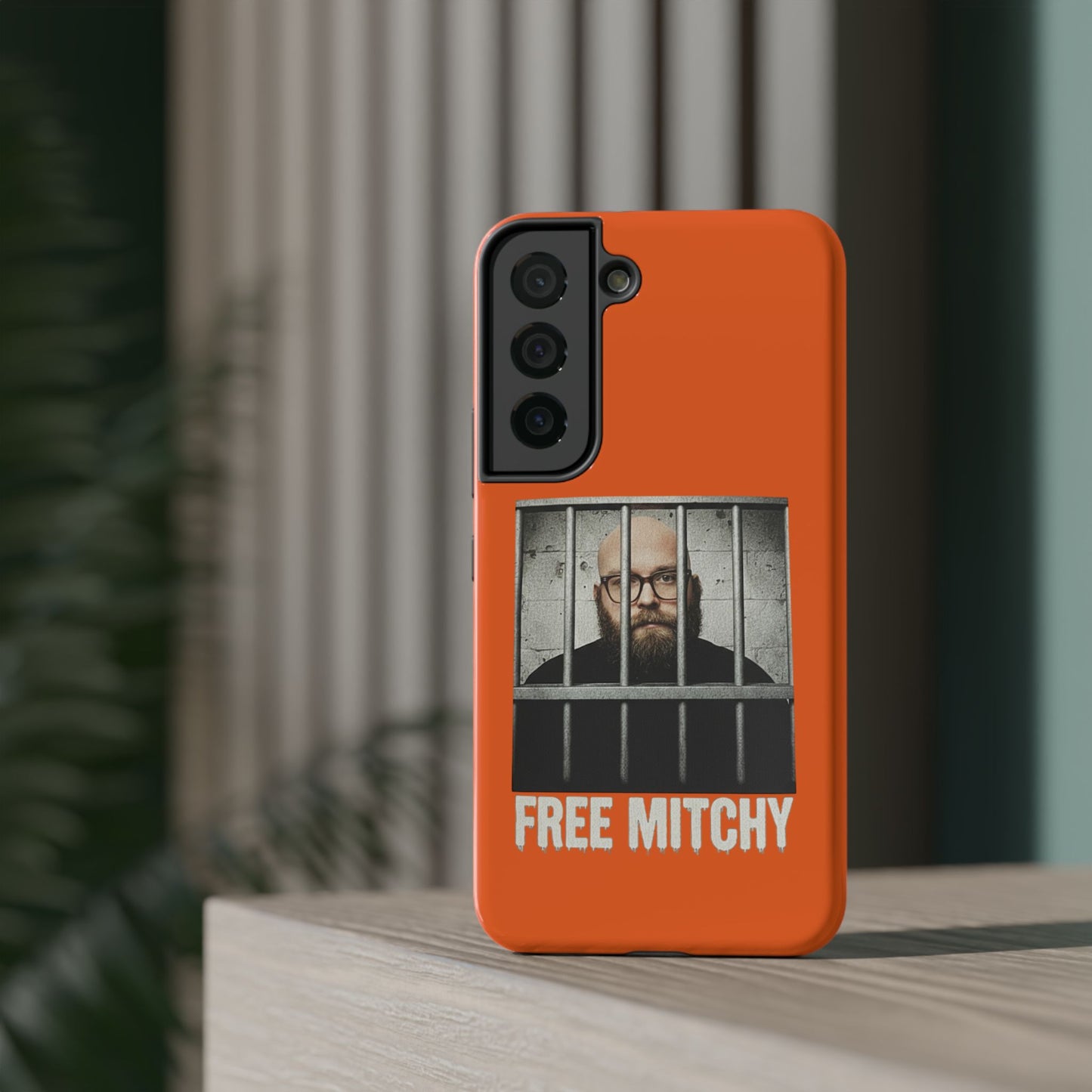 "Free Mitchy" Impact-Resistant Phone Case