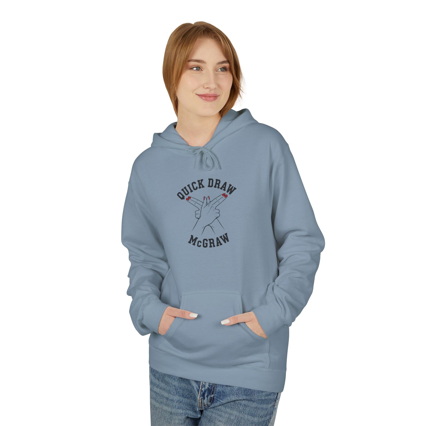 Hoodie - Quick Draw McGraw PS Inspired Design Softstyle Fleece