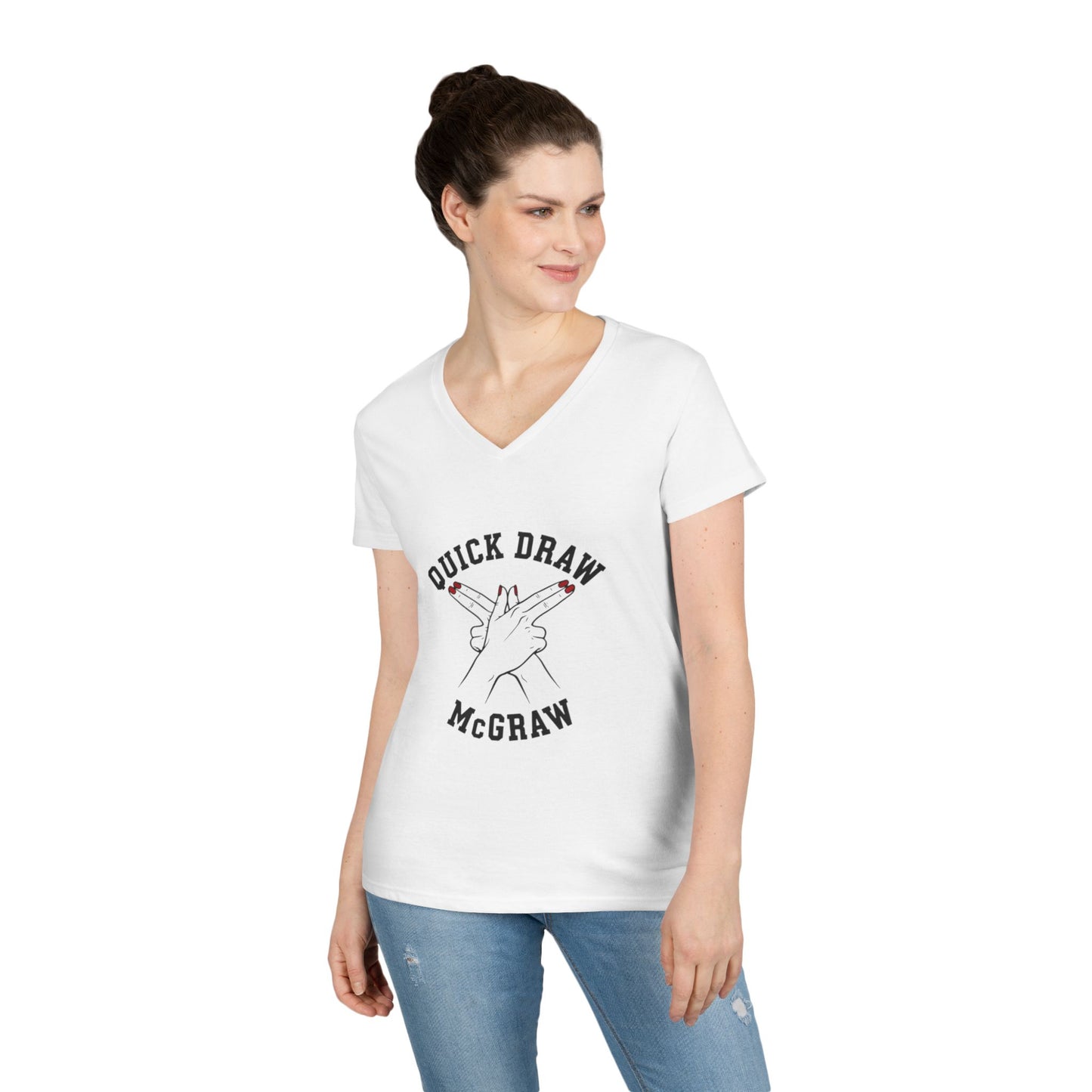 V-Neck T-Shirt Quick Draw McGraw PS Inspired
