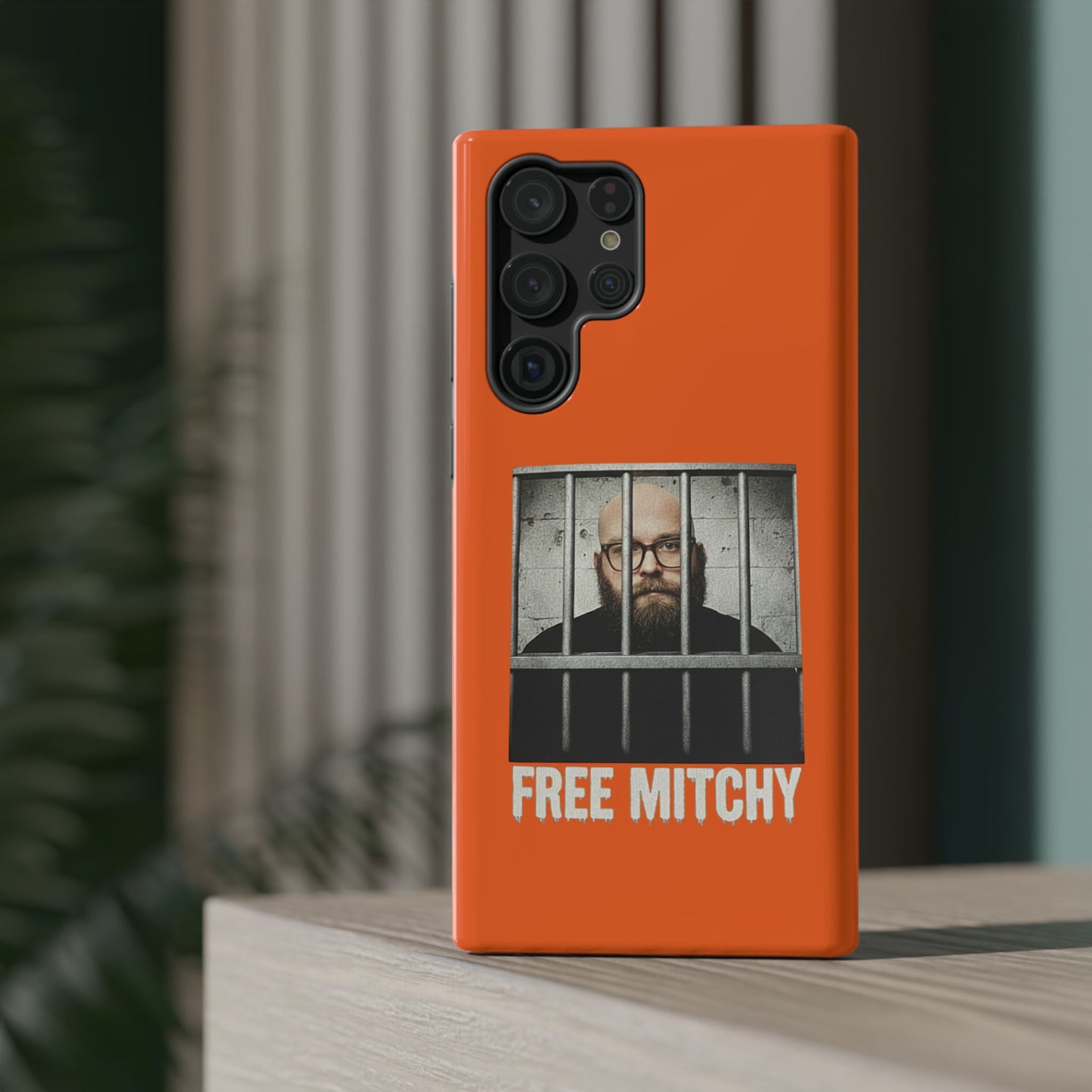 "Free Mitchy" Impact-Resistant Phone Case