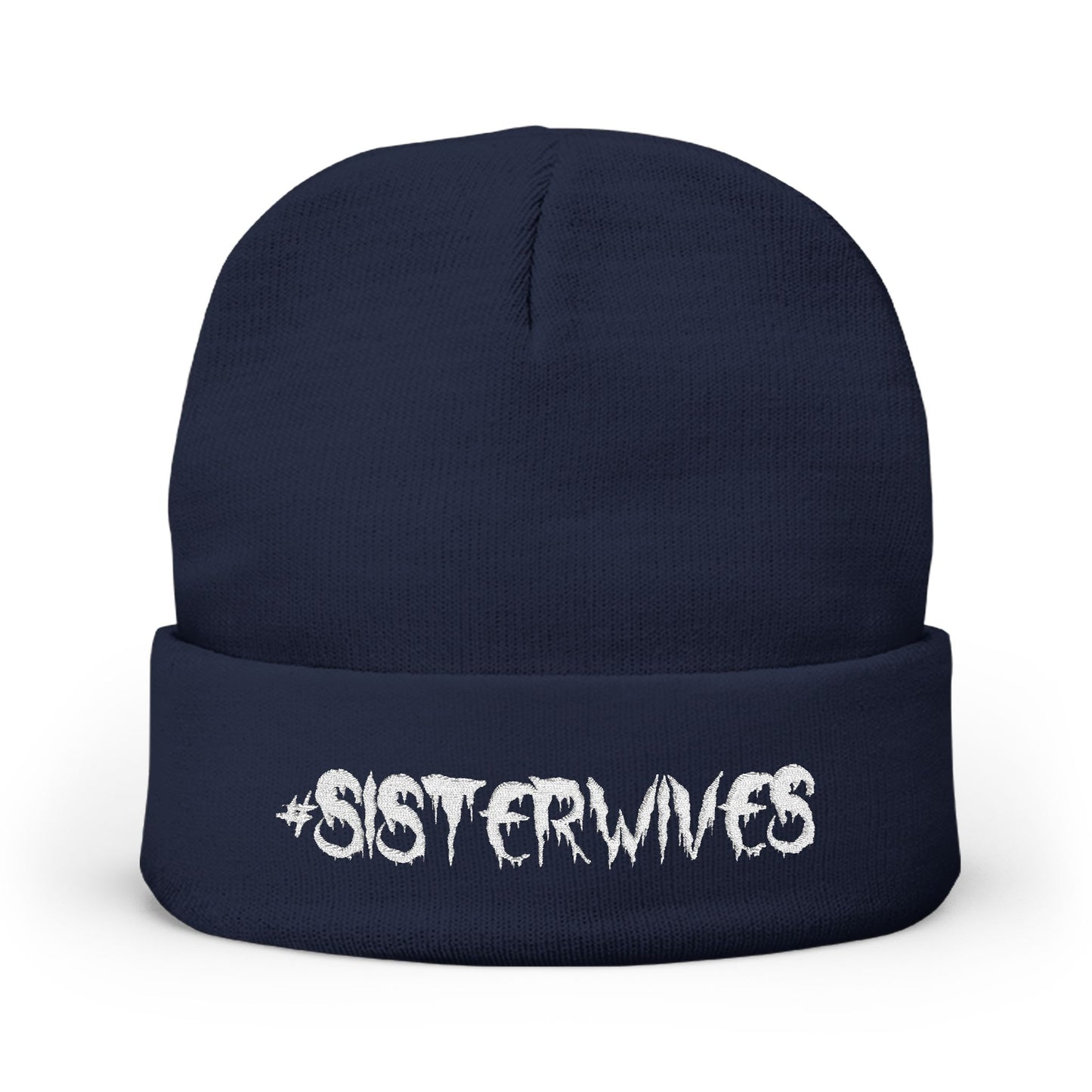 #SISTERWIVES Embroidered Knit Beanie
