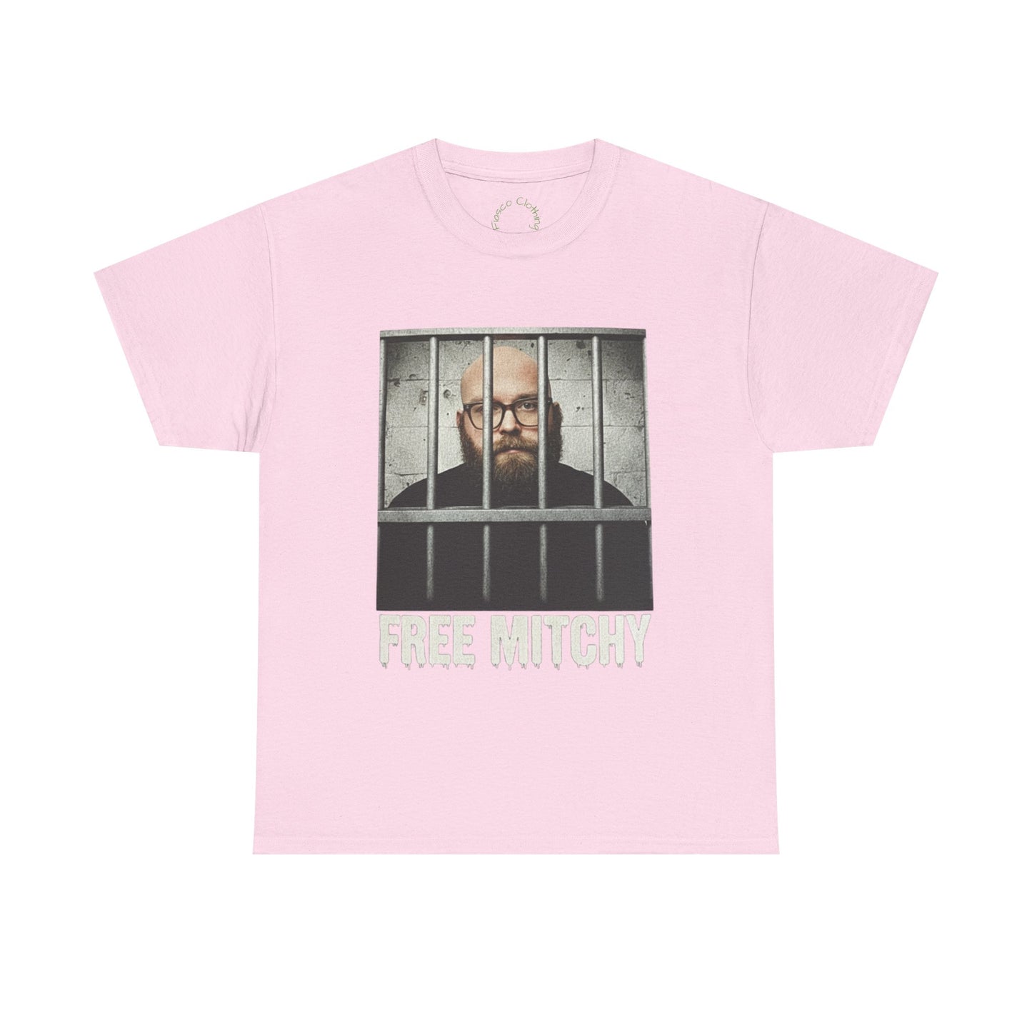 'Free Mitchy' Unisex Heavy Cotton Tee - Statement Shirt for Activism & Awareness