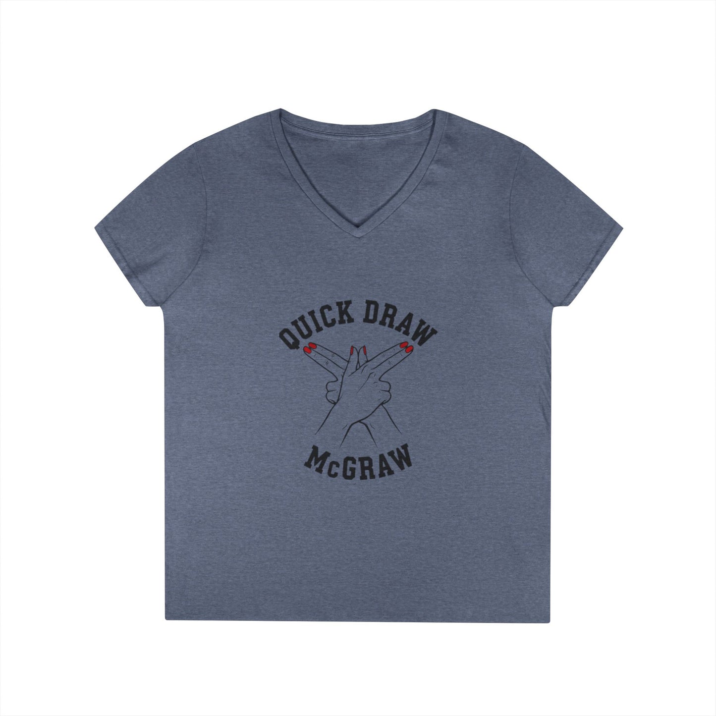 V-Neck T-Shirt Quick Draw McGraw PS Inspired