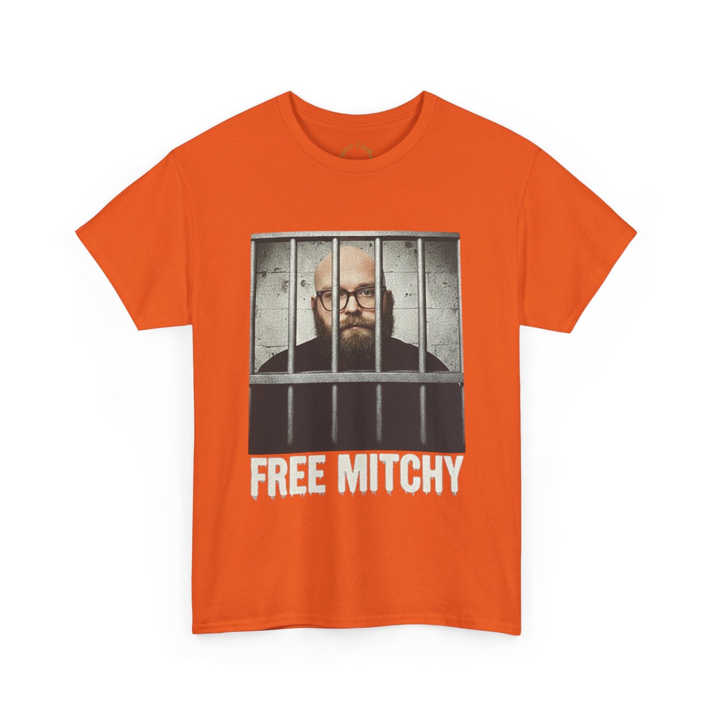 'Free Mitchy' Unisex Heavy Cotton Tee - Statement Shirt for Activism & Awareness