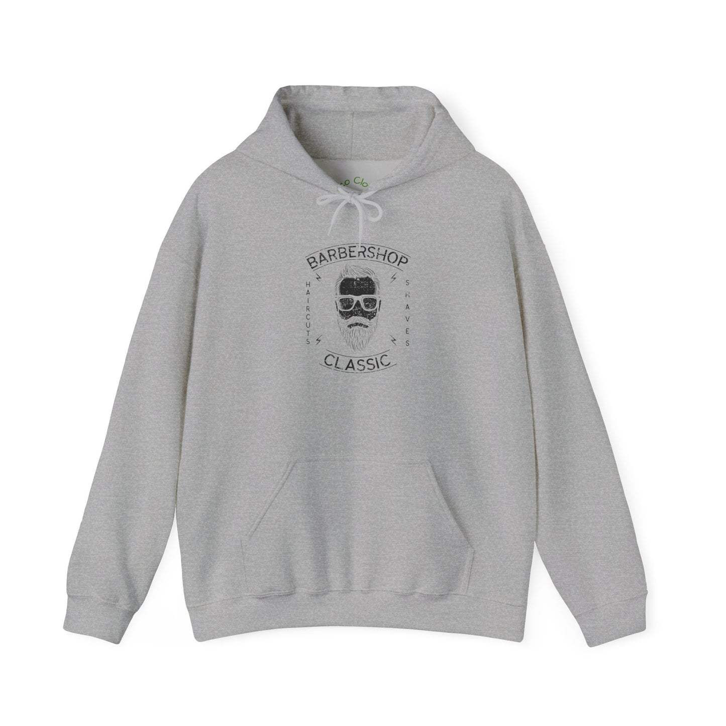 Barbershop Classic Hoodie | Vintage Barber Logo Sweatshirt