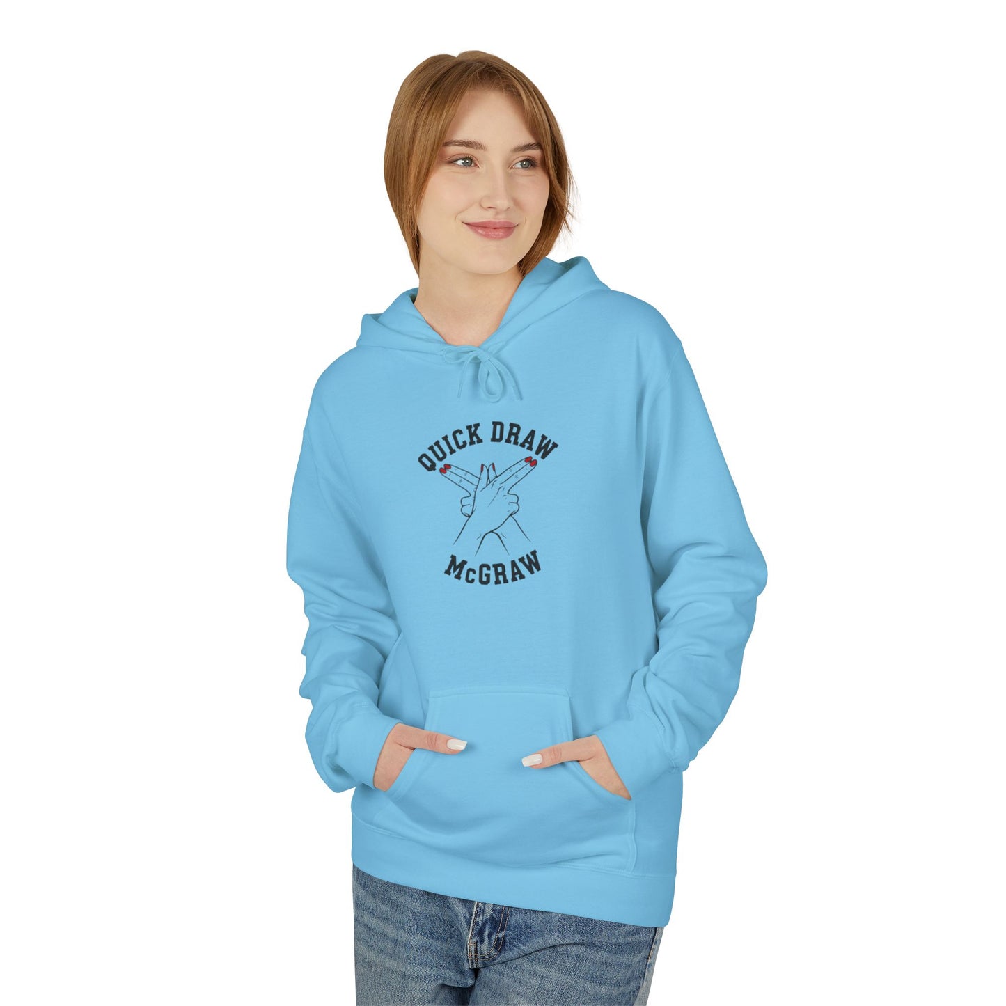 Hoodie - Quick Draw McGraw PS Inspired Design Softstyle Fleece