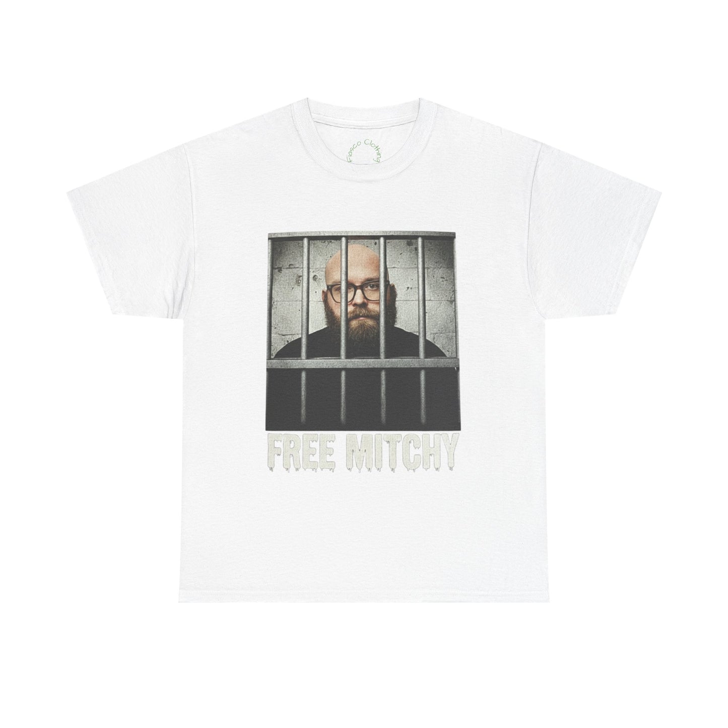'Free Mitchy' Unisex Heavy Cotton Tee - Statement Shirt for Activism & Awareness