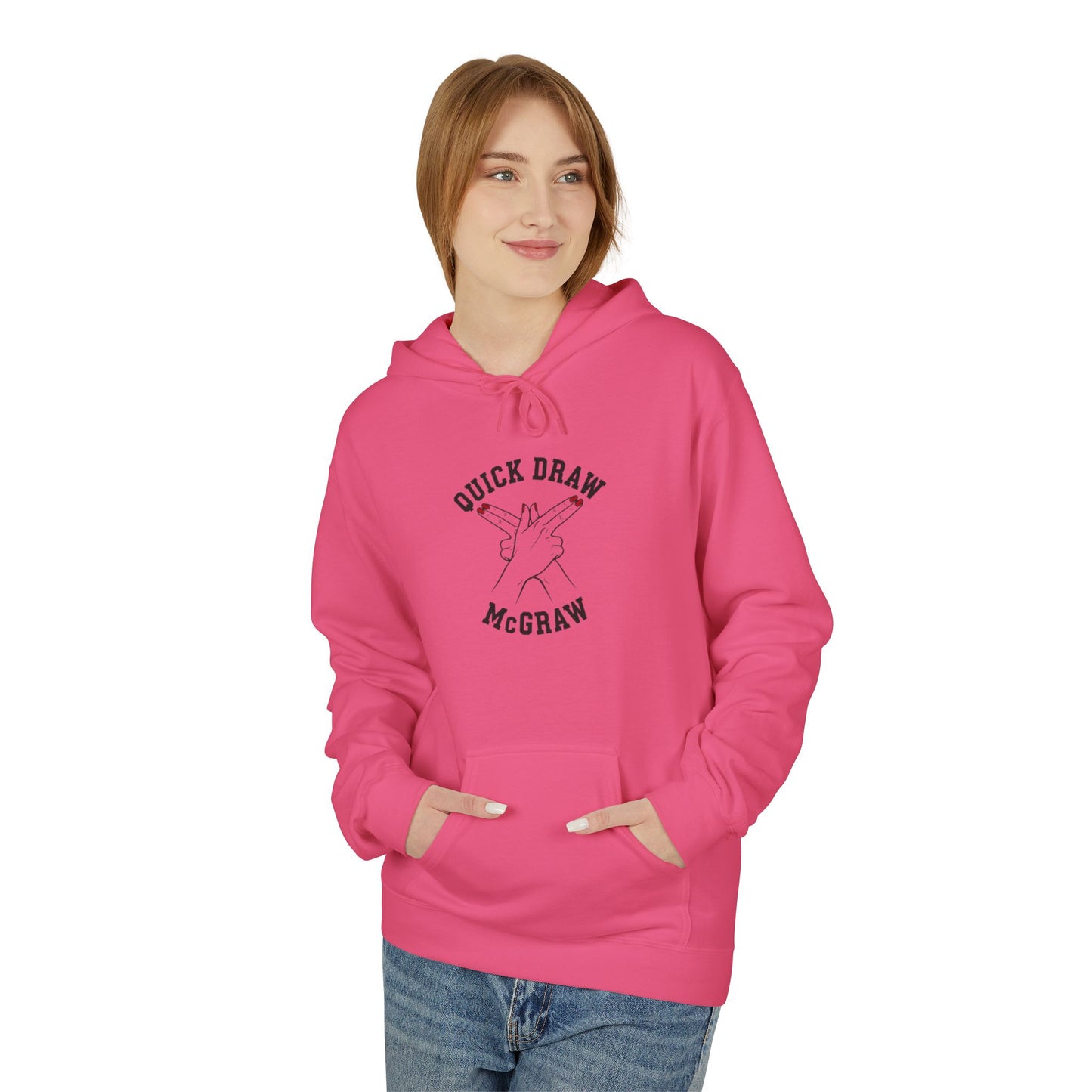Hoodie - Quick Draw McGraw PS Inspired Design Softstyle Fleece