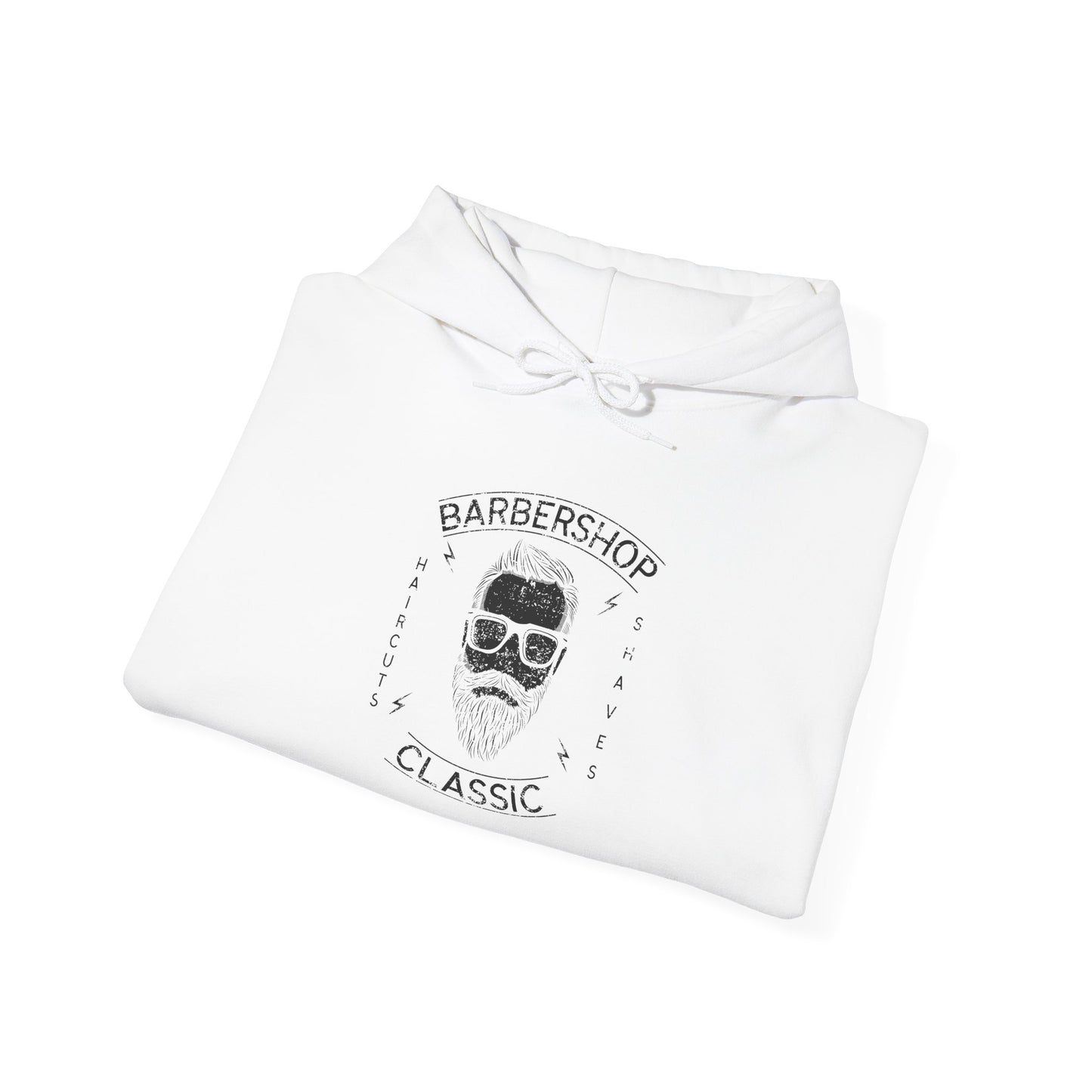 Barbershop Classic Hoodie | Vintage Barber Logo Sweatshirt