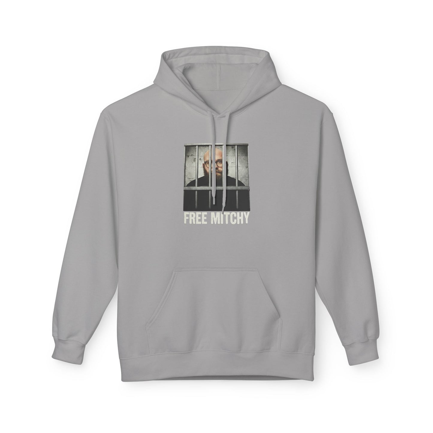 'Free Mitchy' Jail Portrait Graphic Pullover