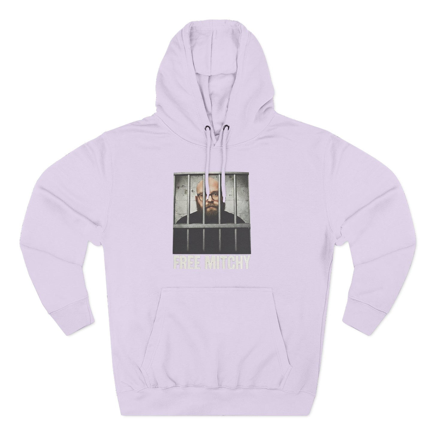 'Free Mitchy' Jail Photo Graphic Hoodie with Fiasco Clothing Back Logo