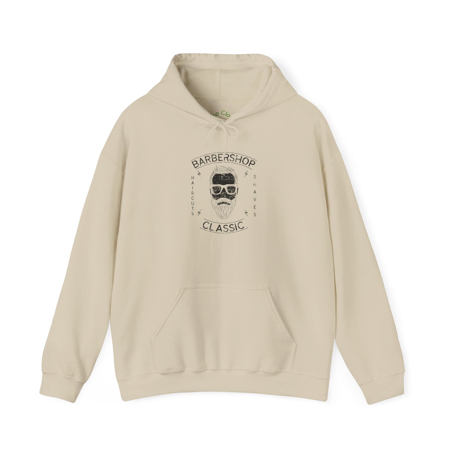 Barbershop Classic Hoodie | Vintage Barber Logo Sweatshirt