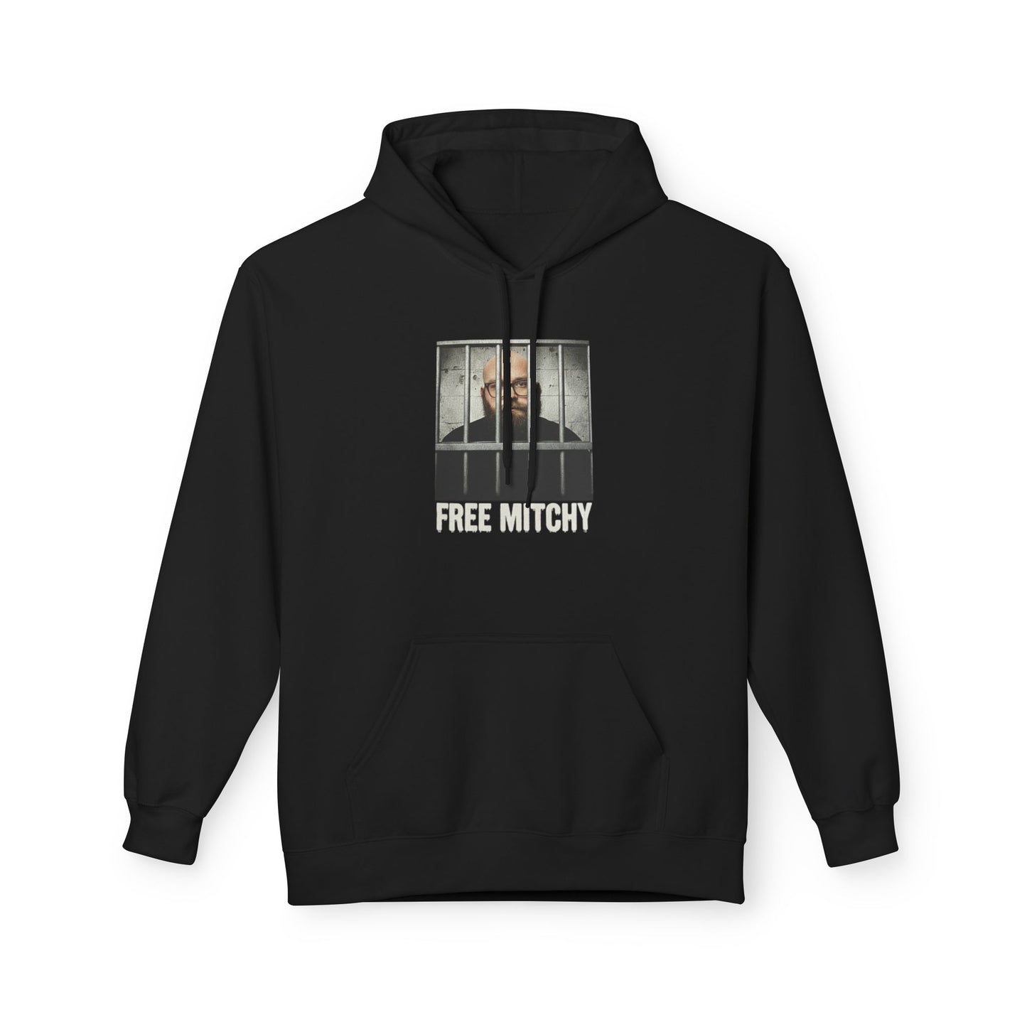 'Free Mitchy' Jail Portrait Graphic Pullover