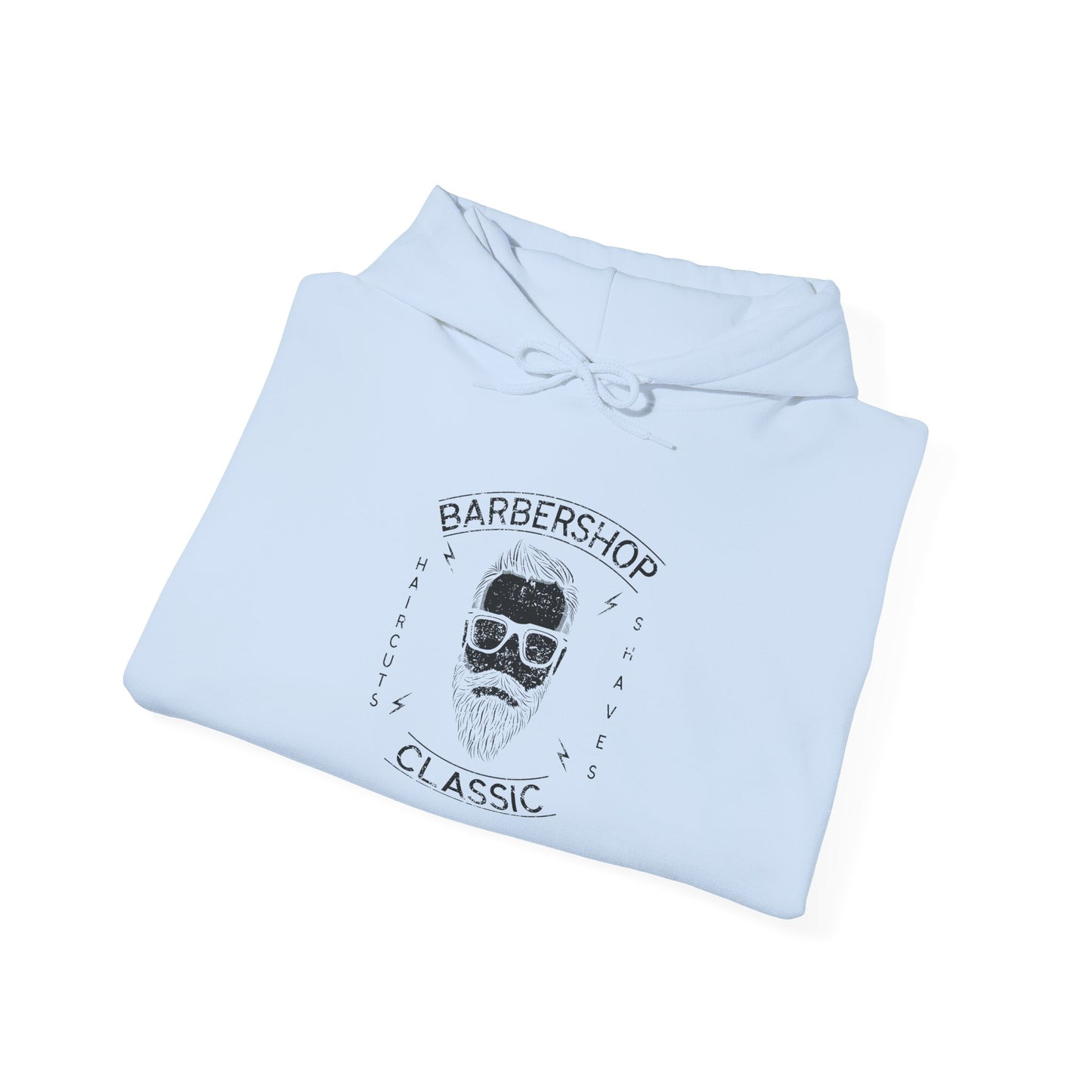 Barbershop Classic Hoodie | Vintage Barber Logo Sweatshirt
