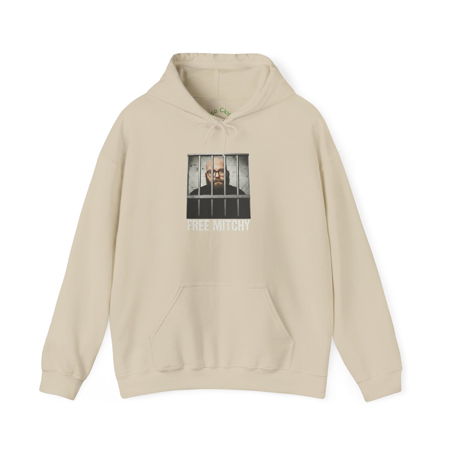 'Free Mitchy' | Portrait Behind Bars hoodie