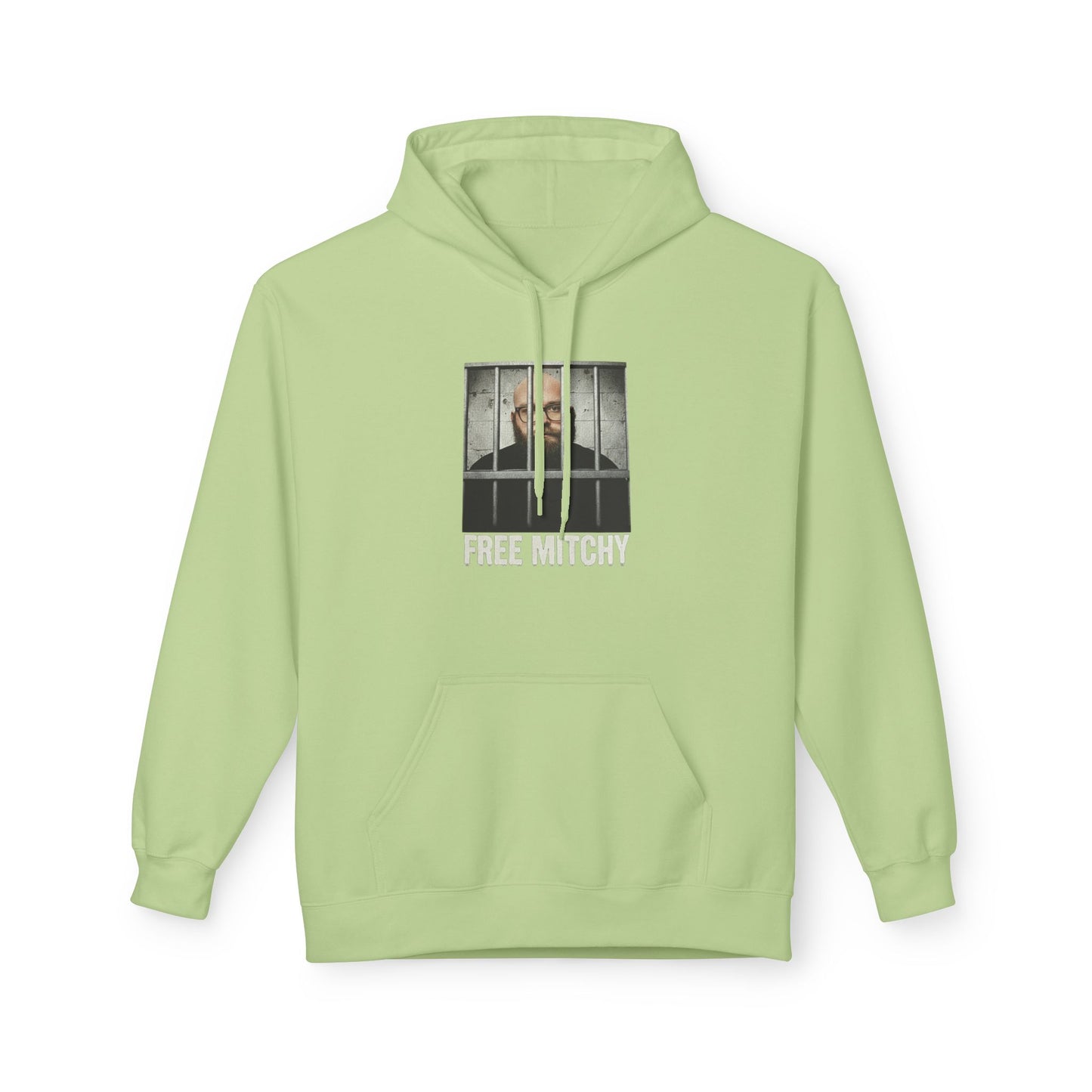 'Free Mitchy' Jail Portrait Graphic Pullover