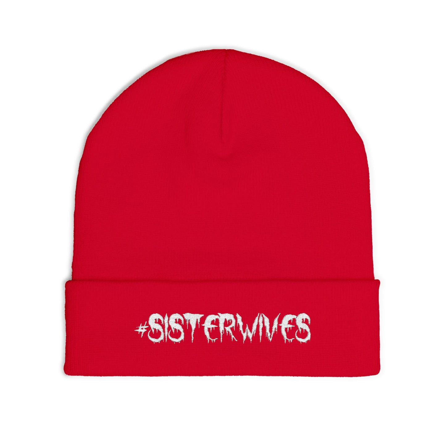 #SISTERWIVES Embroidered Knit Beanie