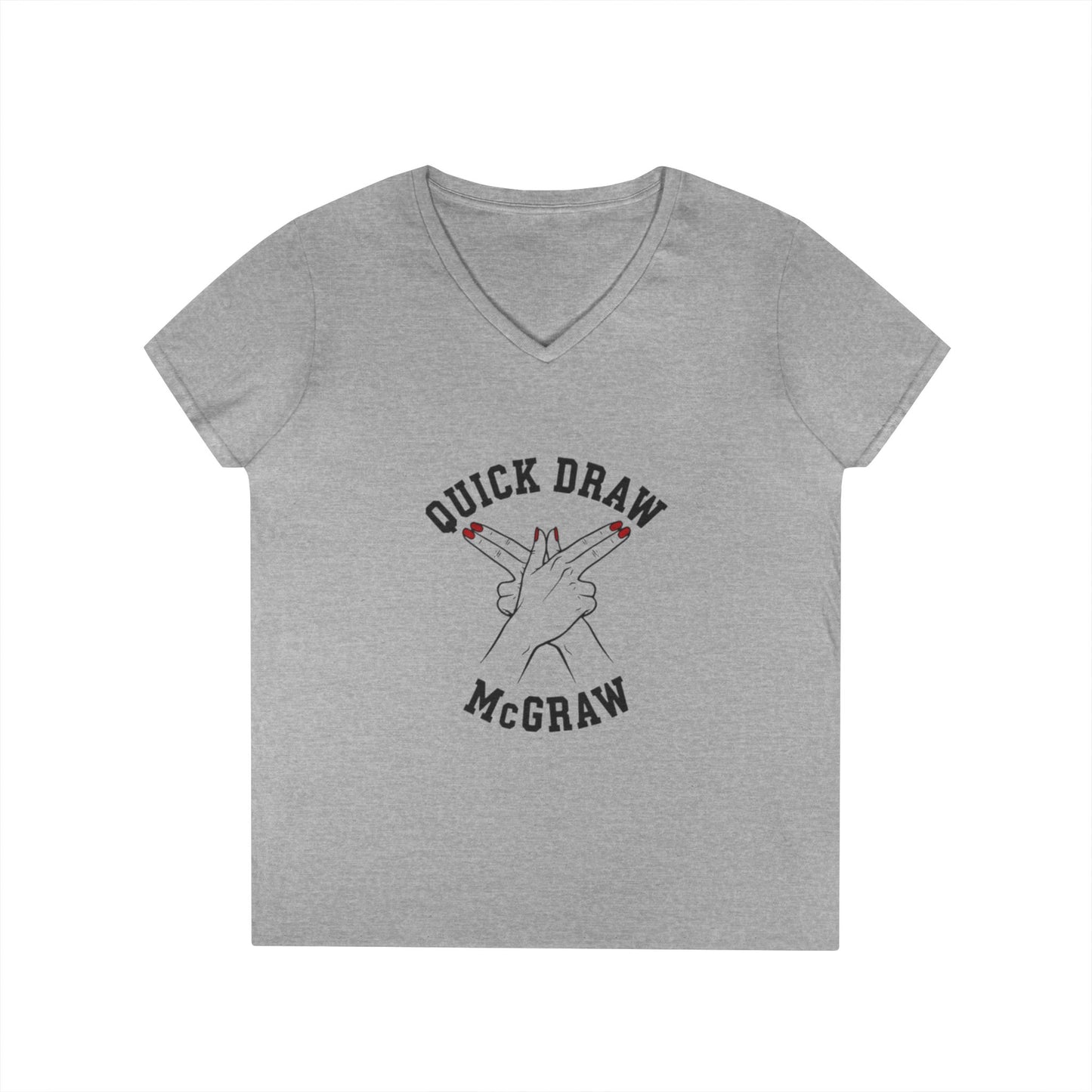 V-Neck T-Shirt Quick Draw McGraw PS Inspired